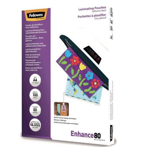 Laminointitasku Fellowes a4 2x80mic tarratausta kirkas, hinta 56,32€