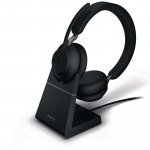 Langaton Kuuloke Jabra evolve2 65 ms stereo usb-a , lataustelakalla