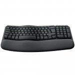 Langaton Näppäimistö Logitech wave keys ergonominen bluetooth näppäimistö, langaton