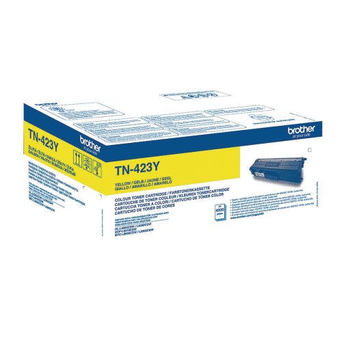 Laserkasetti Brother TN-423Y keltainen värikasetti, hinta 177€