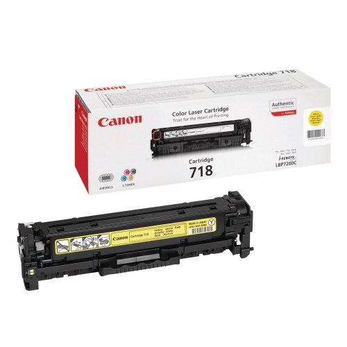 Laserkasetti Canon 718 keltainen värikasetti, hinta 150,14€