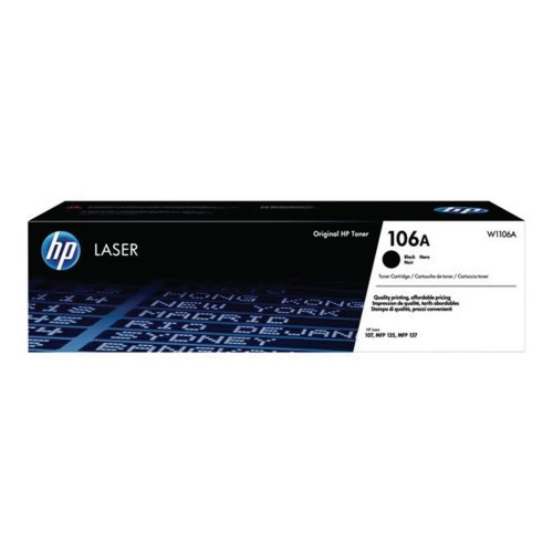 Laserkasetti HP 106A W1106A musta värikasetti, hinta 57,86€
