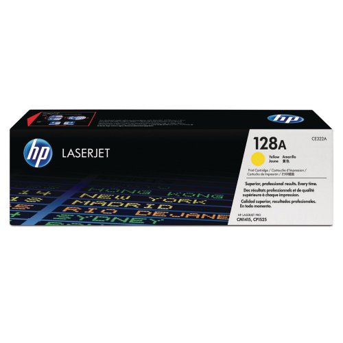 Laserkasetti HP 128A CE322A keltainen värikasetti, hinta 93,49€
