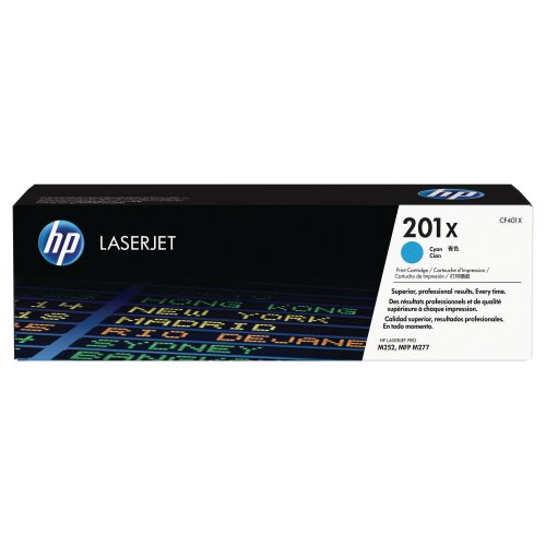 Laserkasetti HP 201X CF401X syaani värikasetti, hinta 139,46€