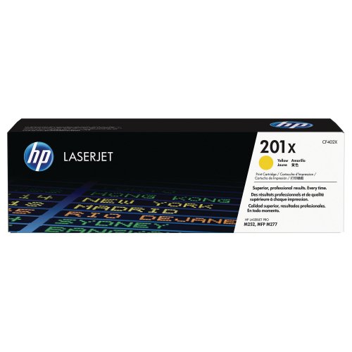 Laserkasetti HP 201X CF402X keltainen värikasetti, hinta 139,46€