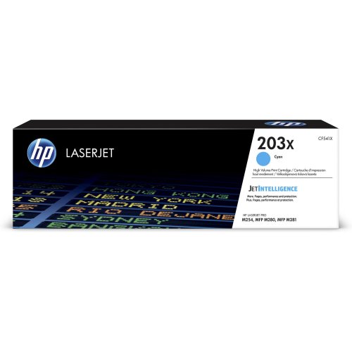 Laserkasetti HP 203X CF541X syaani värikasetti, hinta 116,38€