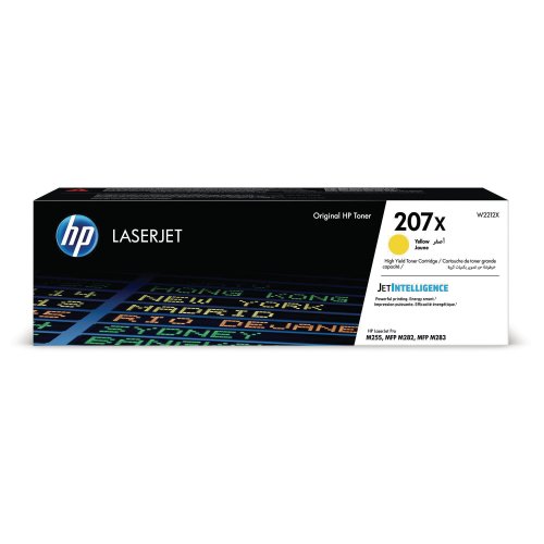 Laserkasetti HP 207X W2212X keltainen värikasetti, hinta 118,66€