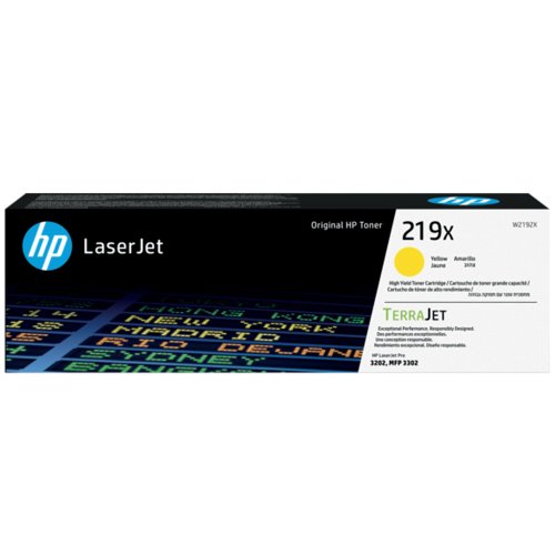 Laserkasetti HP 219X W2192X keltainen värikasetti, hinta 129,62€