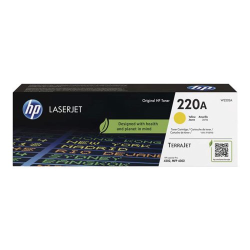 Laserkasetti HP 220A W2202A keltainen värikasetti, hinta 121,54€
