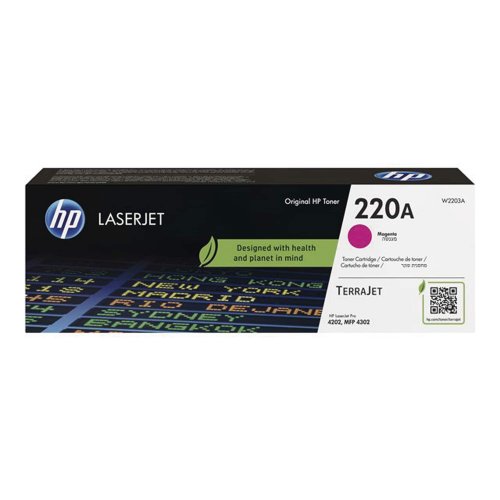 Laserkasetti HP 220A W2203A magenta värikasetti, hinta 121,54€