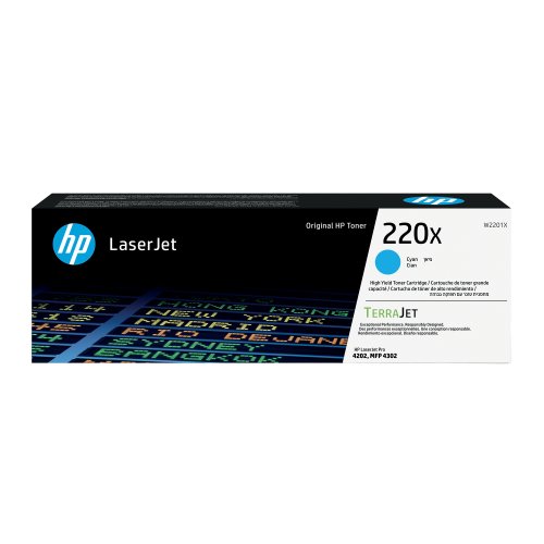 Laserkasetti HP 220X W2201X syaani värikasetti, hinta 253,80€