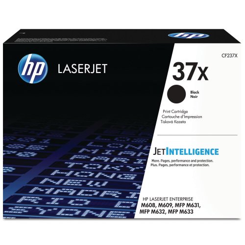 Laserkasetti HP 37X CF237X musta värikasetti, hinta 366,39€