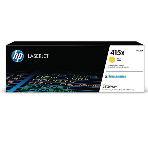Laserkasetti HP 415X W2032X keltainen värikasetti, hinta 282,89€