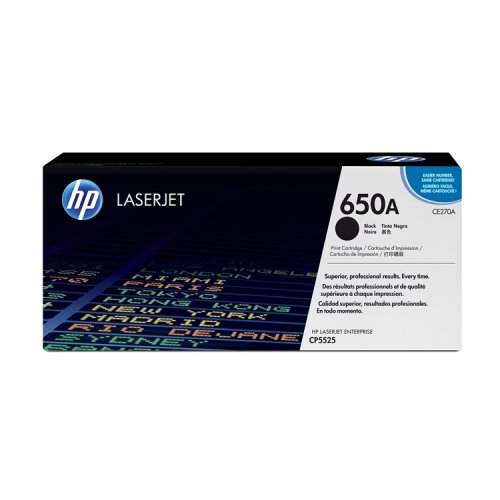 Laserkasetti HP 650A CE270A musta 13,5K, hinta 322,25€