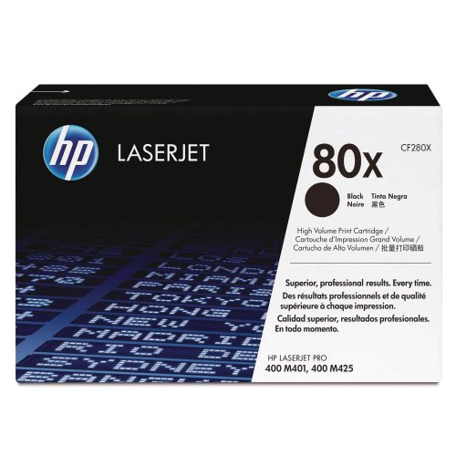 Laserkasetti HP 80X CF280X musta värikasetti, hinta 232,97€