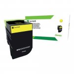 Laserkasetti Lexmark 80C2XYE keltainen värikasetti