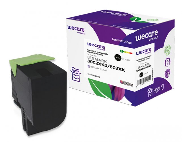 Laserkasetti tarvike for Lexmark 80C2XK0 musta 8000SIVUA, hinta 78,18€