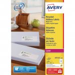 Lasertarra Avery lr7163 kierrätettävä 99,1x38,1mm 1400kpl