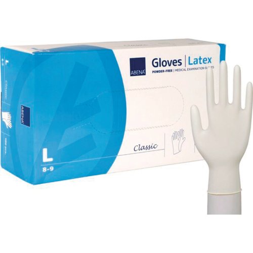 Lateksikäsine Abena classic l karh. sormenpäät 100kpl, hinta 26,82€