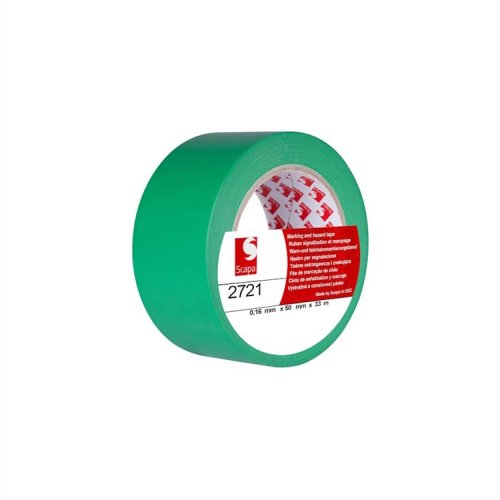 Lattiamerkintäteippi Scapa 2721 vaaleanvihreä 50 mm x 33 m, hinta 5,51€