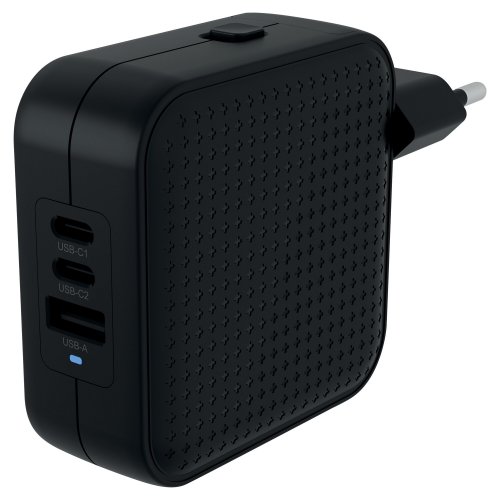 Laturi Targus hyper hj1003 70w 3 usb-c+1a, musta, hinta 74,39€