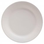 Lautanen Exacompta 23cm valkoinen 50kpl