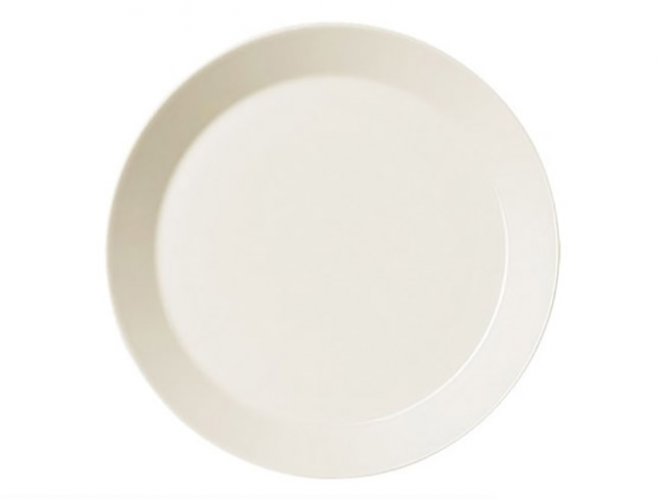 Lautanen Iittala Teema 23 cm matala valkoinen, hinta 23,84€