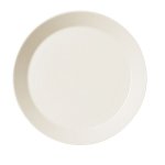 Lautanen Iittala teema 23cm valkoinen 6kpl