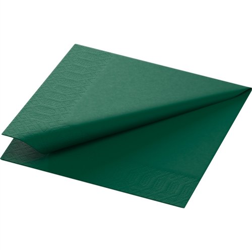 Lautasliina Duni 24 x 24 cm 3-krt tummanvihreä 250 kpl, hinta 23,63€