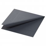 Lautasliina Duni 24 x 24cm musta 300kpl