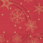 Lautasliina Duni 24x24cm star shine 50kpl