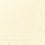 Lautasliina Duni 24 x 24cm vanilja 300kpl