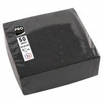 Lautasliina pronappe 20x20 musta 50kpl