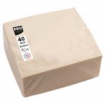 Lautasliina pronappe 38x38 ivory 40kpl