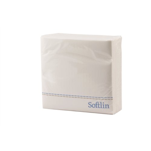 Lautasliina Softlin Classic 39 cm valkoinen 50 kpl, hinta 19,13€