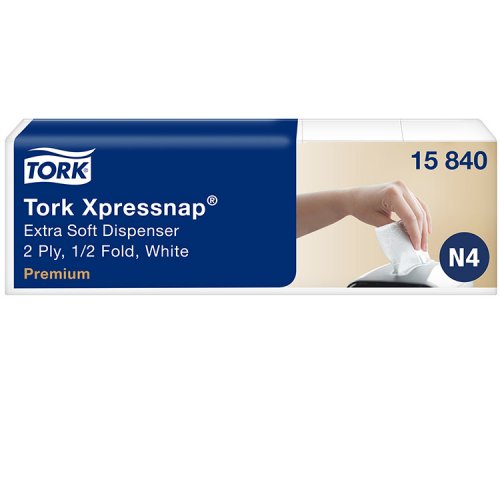 Lautasliina Tork Xpressnap valkoinen 15840 N4 5x100kpl, hinta 22,02€
