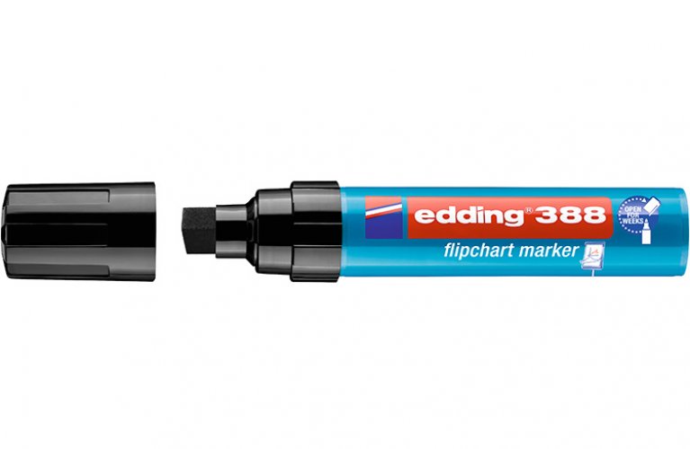 Lehtiökynä Edding 388 viisto 4-12 mm musta, hinta 3,54€