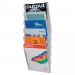 Lehtiteline Exacompta seinämalli a4 6-osainen kirkas