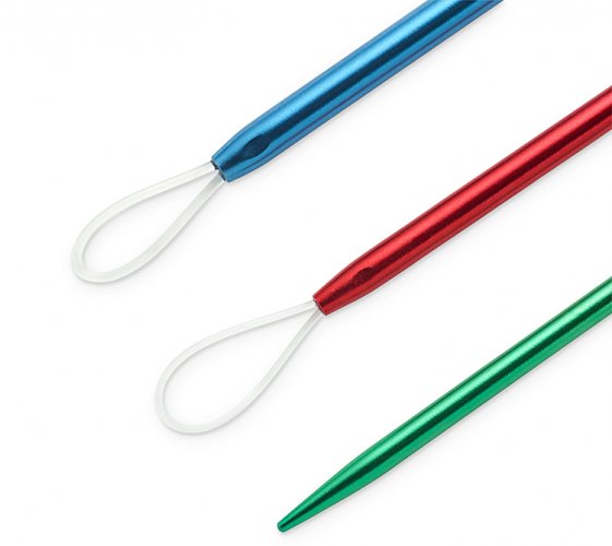 Lenkkineula alumiinia 3 eri kokoa, hinta 3,43€