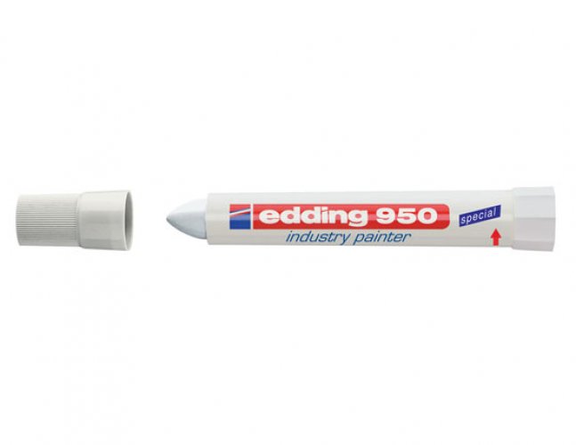 Liitukynä Edding 950 Industry Painter 10 mm valkoinen, hinta 4,63€