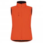 Liivi Clique classic softshell naisten veriappelsiini xxl