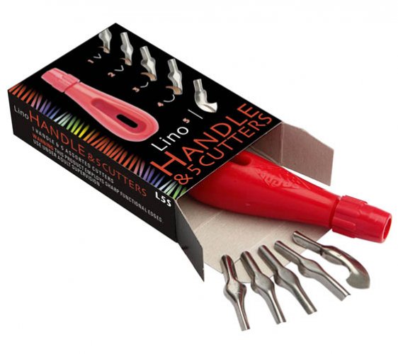 Linokaiverrussetti varsi + 5 terää, hinta 8,24€