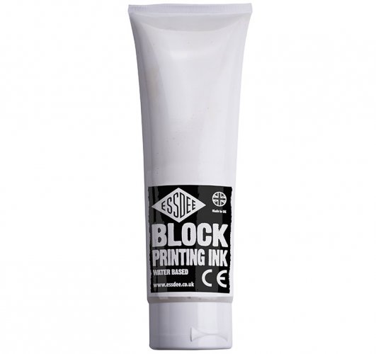 Linoväri Essdee Block Printing Ink 300 ml valkoinen, hinta 11,67€