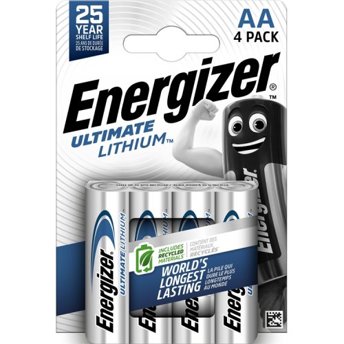 Litiumparisto Energizer Ultimate Lithium AA /4, hinta 10,67€