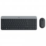 Logitech langaton näppäimistö ja hiiri mk470 slim combo