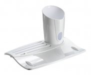 Lokerikko+kynäpurkki Leitz Allura valkoinen