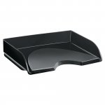 Lomakelaatikko Lyreco pitkä sivu auki musta