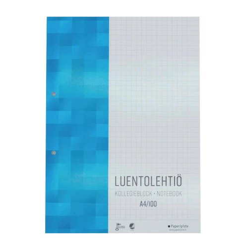 Luentolehtiö Paperipiste a4/100, hinta 2,48€