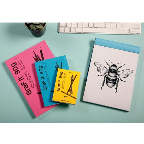 Luonnoslehtiö A3 Clairefontaine grafit luonnoslehtiö a3 80 arkkia, 90g, hinta 14,96€