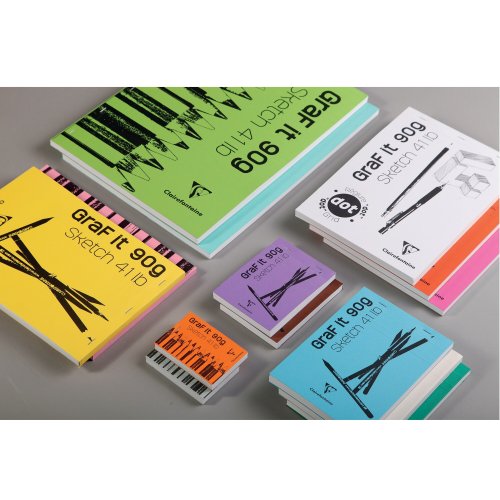 Luonnoslehtiö A5 Clairefontaine grafit luonnoslehtiö a5 80 arkkia, 90g, hinta 3,47€